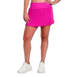 NWT Women's Micro Pleated Skort Athletic tennis Skirt All in Motion Pink XL